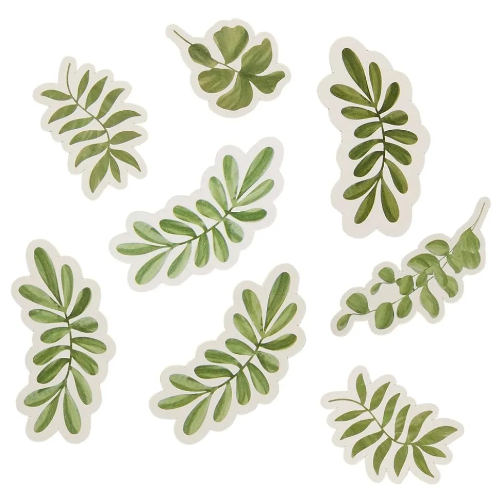 Bordskonfetti Grønne Blade Botanic