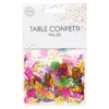 Bordskonfetti Tal 20 Farvemix Metallic