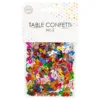 Bordskonfetti Tal 2 Farvemix Metallic