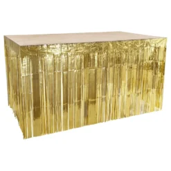 Bordskørt Metallic Guld