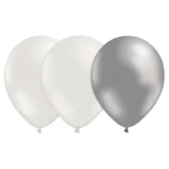 Bryllupsballoner Hvid/Grå