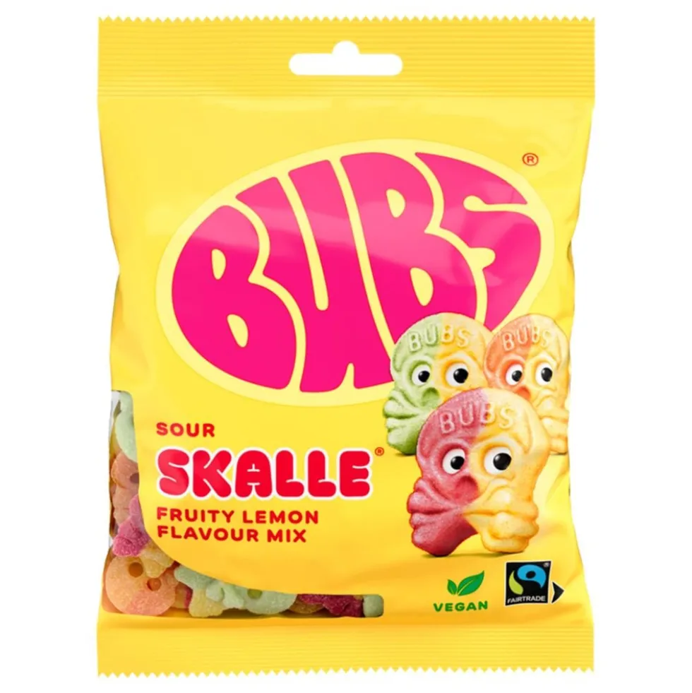 BUBS Fruity Lemon Mix Skalle Økonomipakke