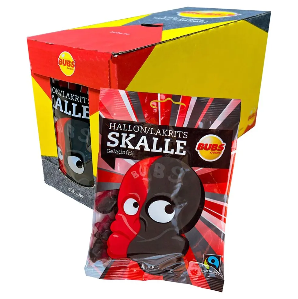 BUBS Hindbær Salty Lakrids Skalle Økonomipakke