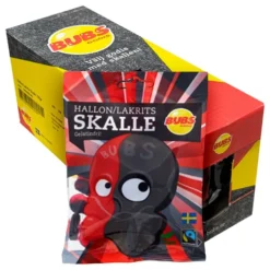 BUBS Raspberry Salty Licorice Skalle Økonomipakke