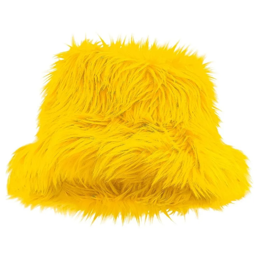 Bucket Hat Fluffy Gul