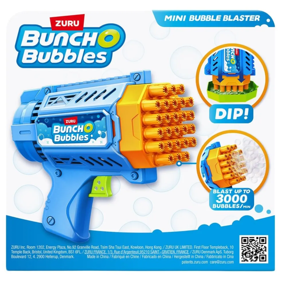Bunch O Bubbles Motorized Mini Bubble Blaster Sæbeboblepistol