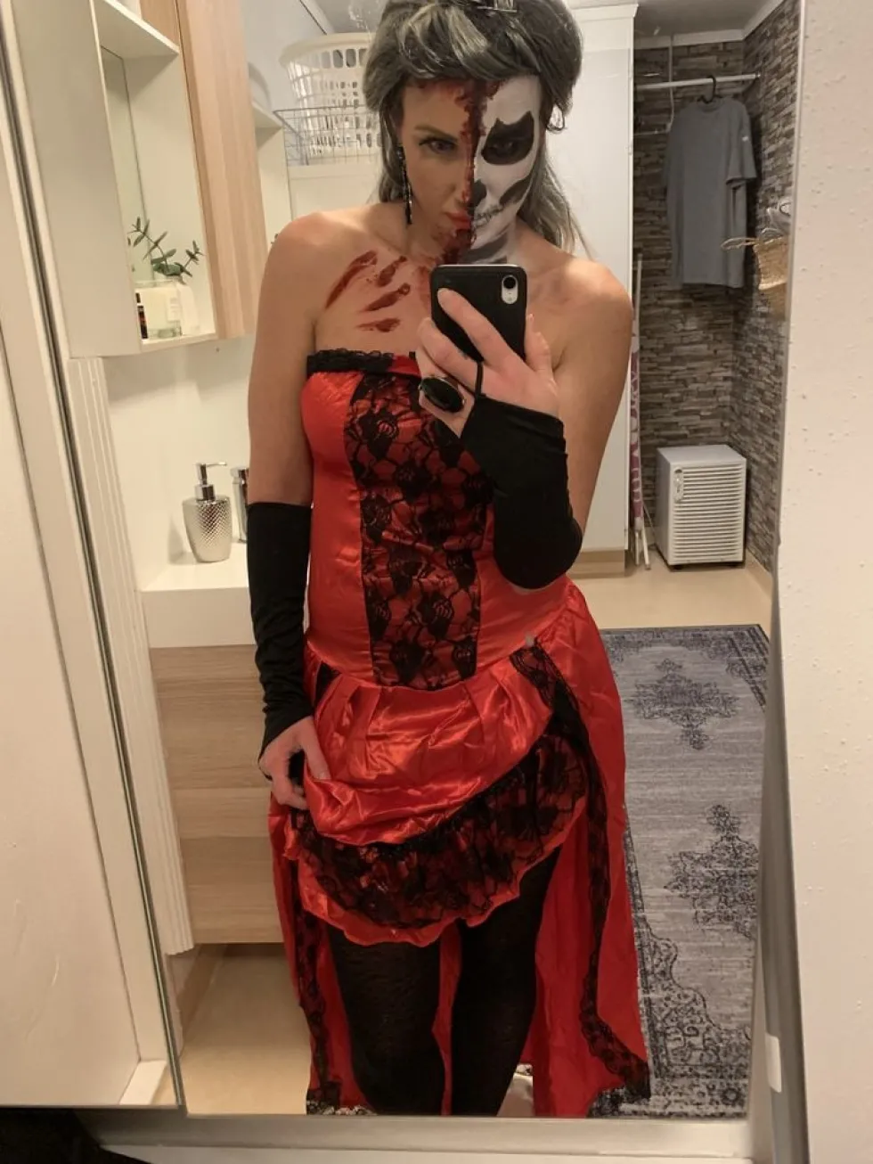 Burlesque Kjole Kostume