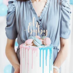 Cake Topper Oh Baby Træ