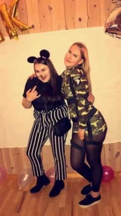 Camouflage Militærkvinde Kostume Deluxe