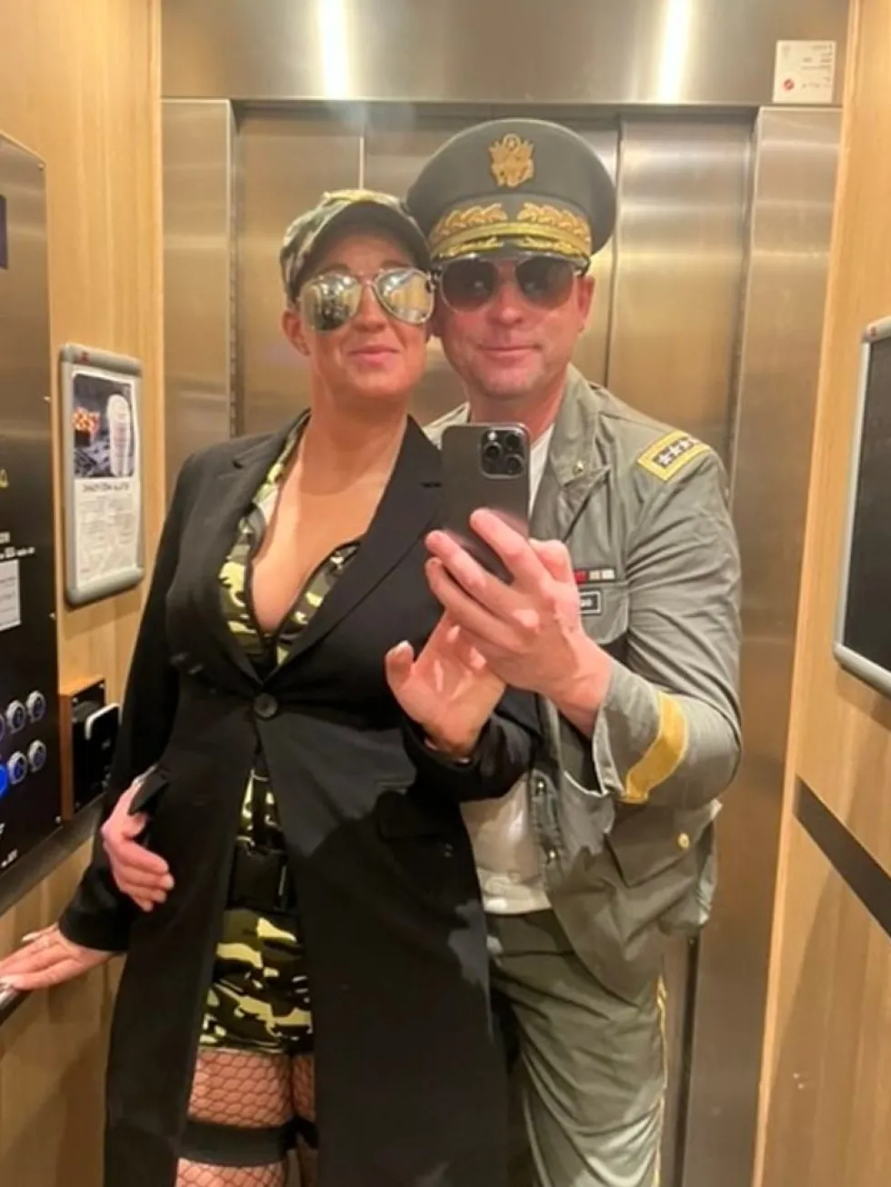 Camouflage Militærkvinde Kostume Deluxe