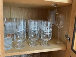 Carlsberg ølglas med fod