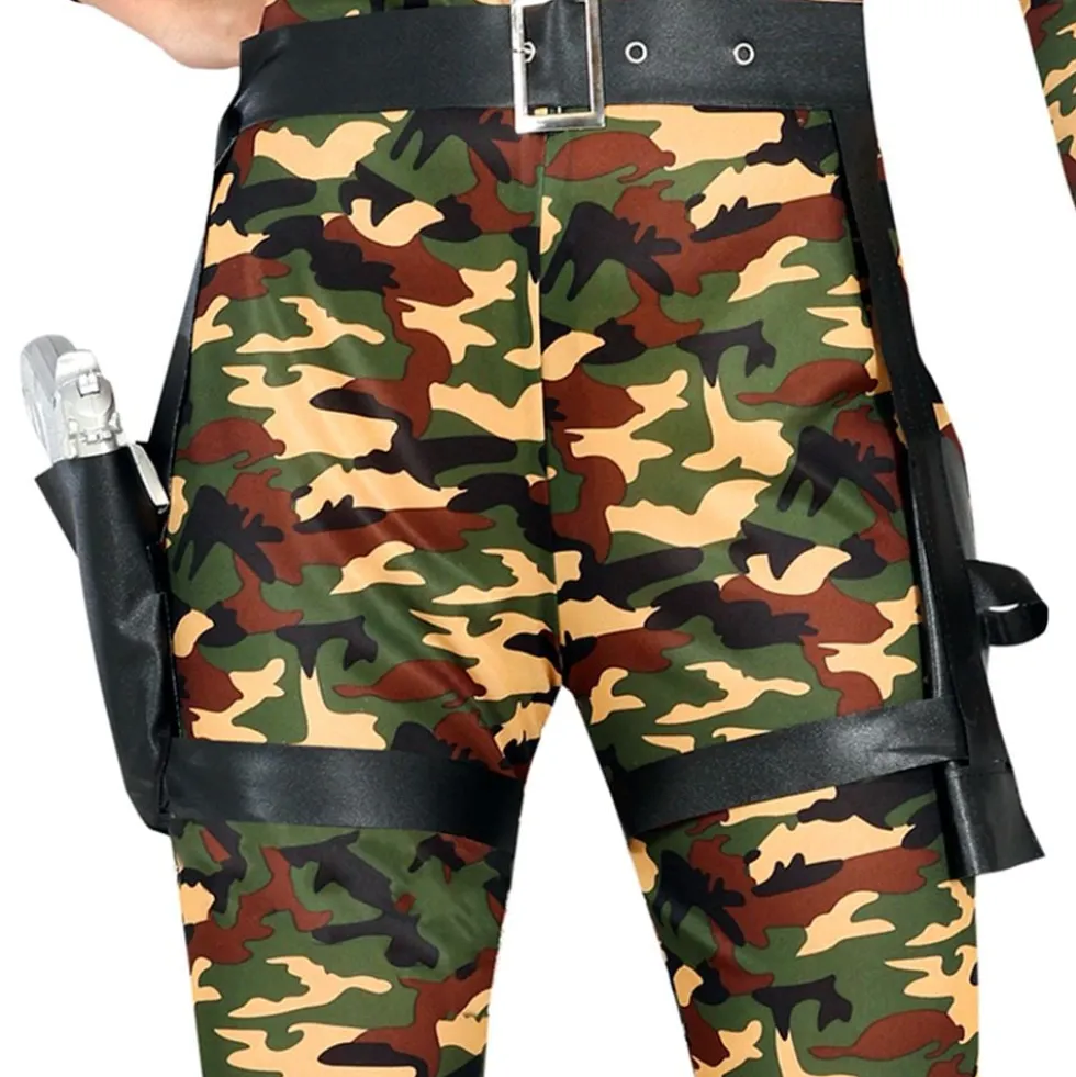 Catsuit Militær Kostume