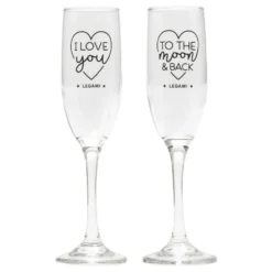 Champagneglas Cheers to Love