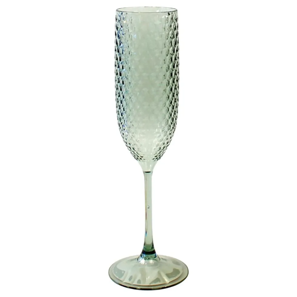 Champagneglas i Plast Grøn