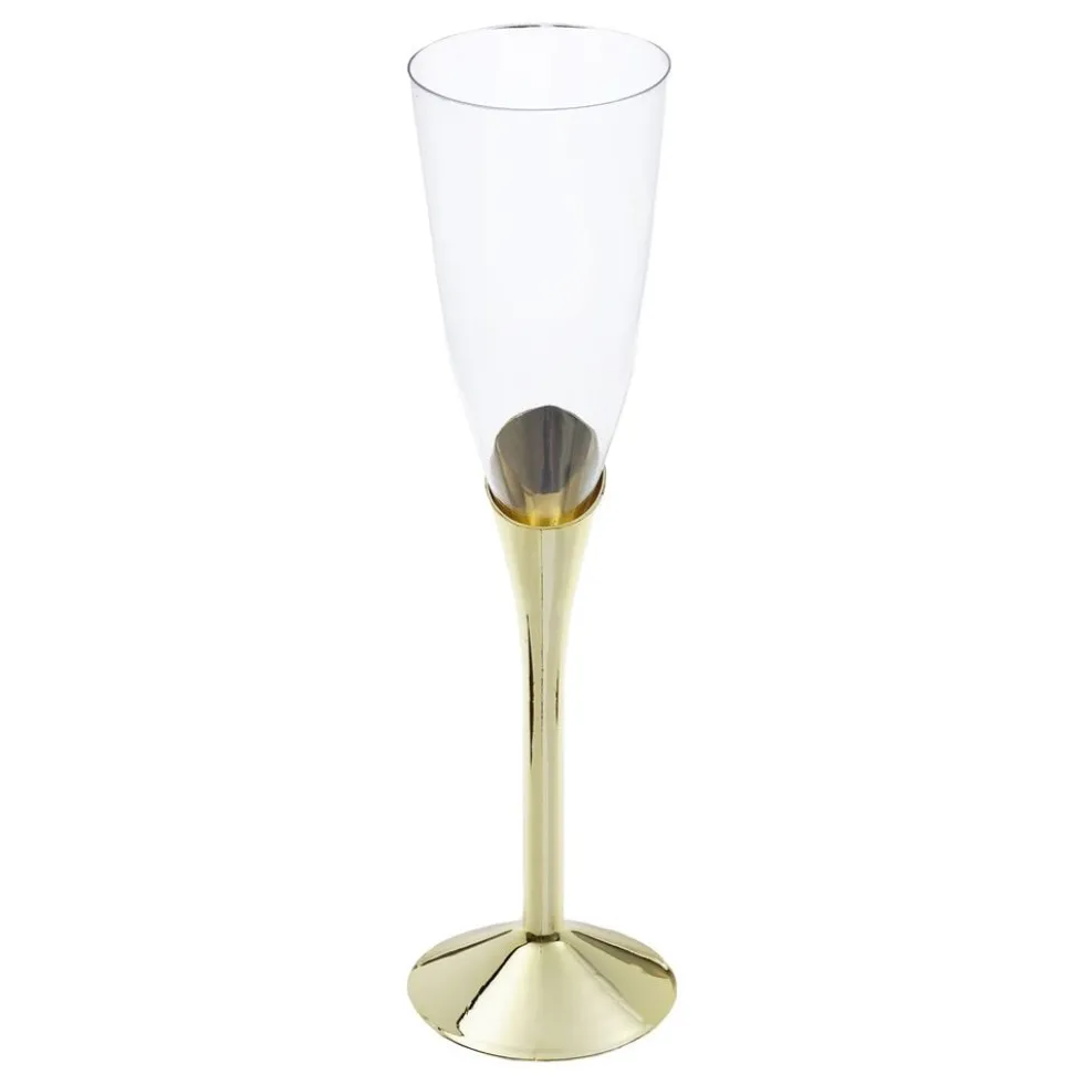 Champagneglas med Guldfod
