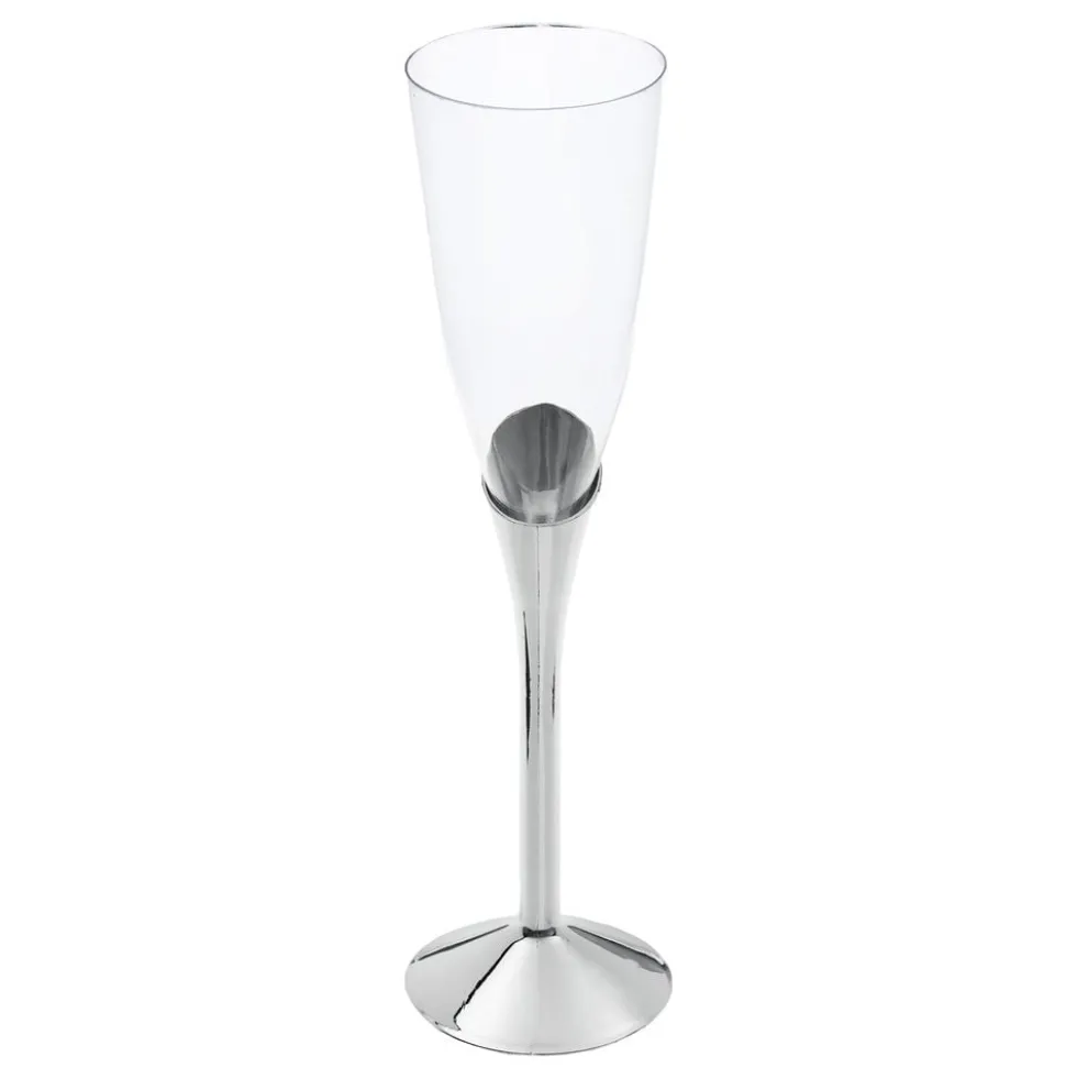 Champagneglas med Sølvfod