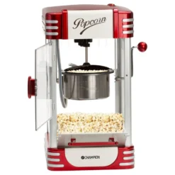 Champion Popcornmaskine Retro XL Rød Metallic PCM406