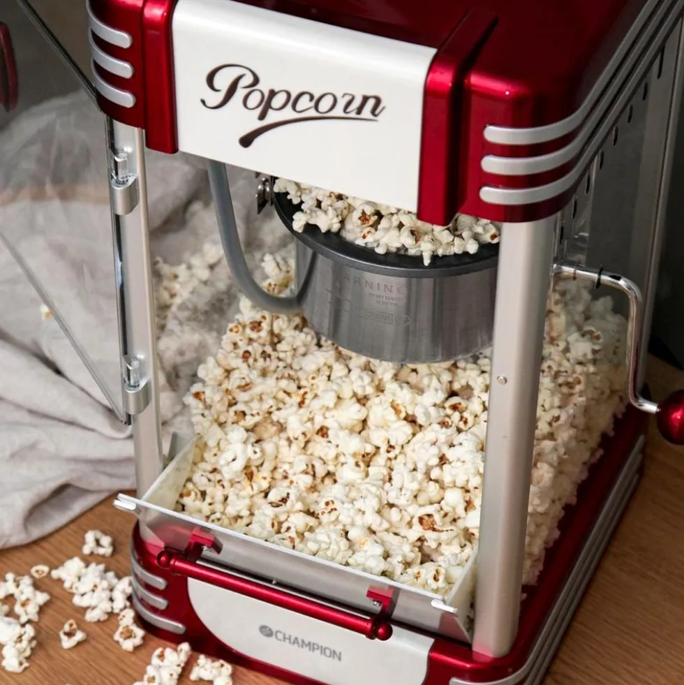 Champion Popcornmaskine Retro XL Rød Metallic PCM406
