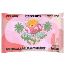 Ø-Chips Lyserød Mozzarella & Balsamicoeddike