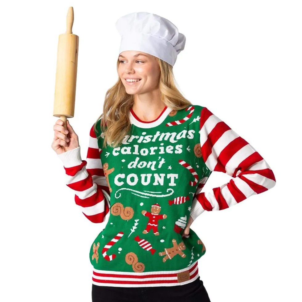 Christmas Calories Dont Count LED Juletrøje