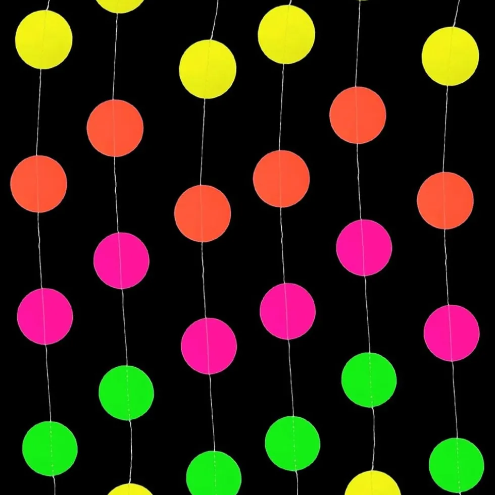Cirkler UV Neon Guirlande