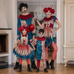 Clown Vintage Kjole Børnekostume