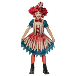 Clown Vintage Kjole Børnekostume