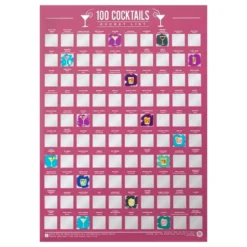 100 Cocktails Bucket List Skrabetavle