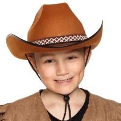 Cowboyhat Brun til Børn