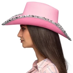 Cowboyhat Lyserød