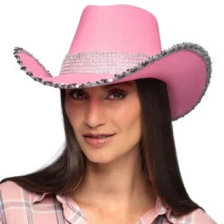 Cowboyhat Lyserød