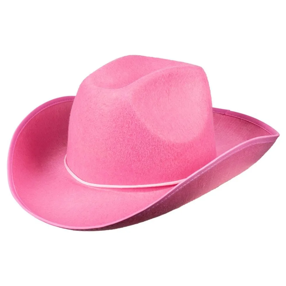Cowboyhat Rodeo Lyserød