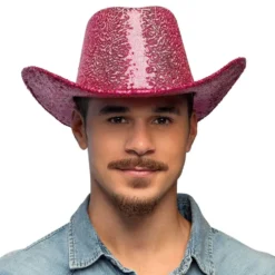 Cowboyhat Rodeo Lyserød