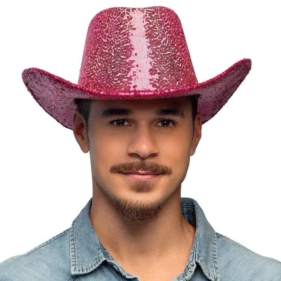 Cowboyhat Rodeo Lyserød
