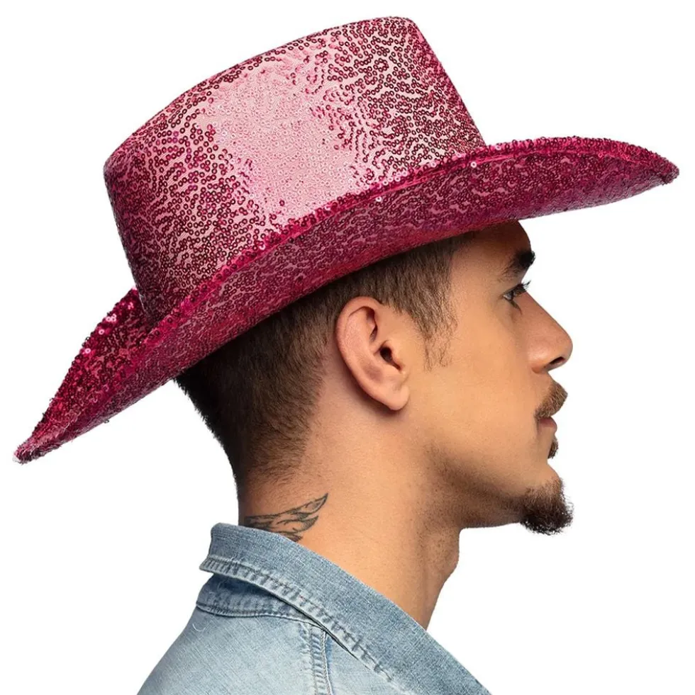 Cowboyhat Rodeo Lyserød