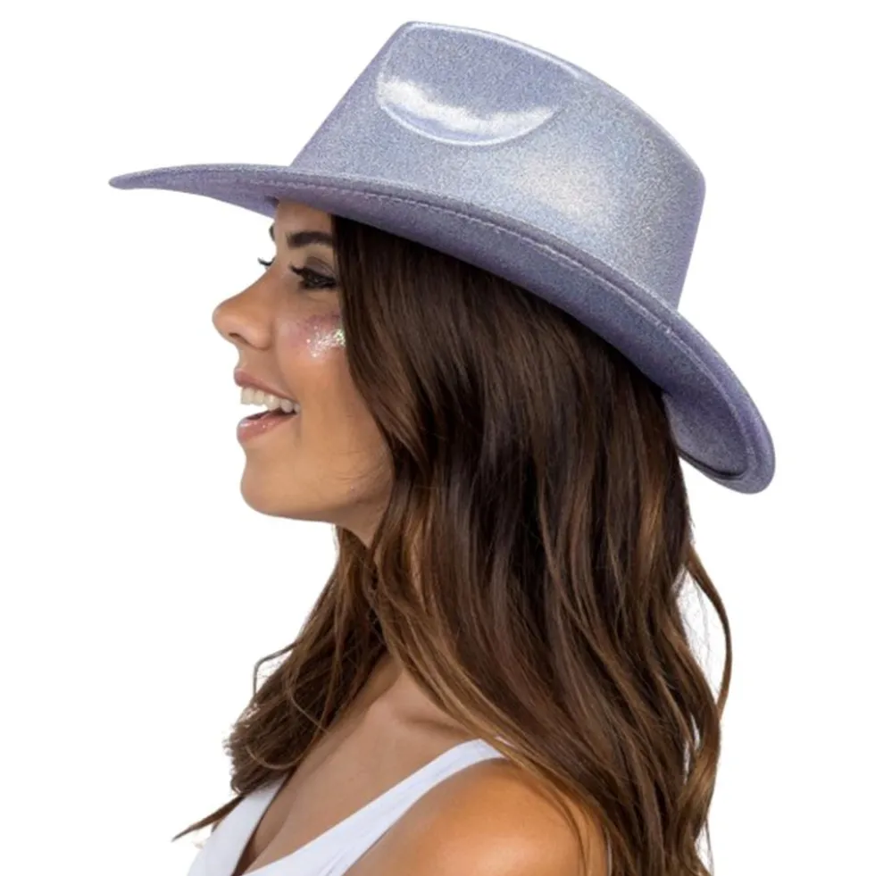 Cowboyhat Skinnende Lilla