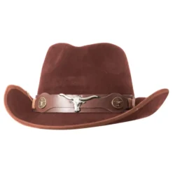 Cowboyhat Suede Brun