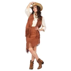 Cowgirl Brun Kostume