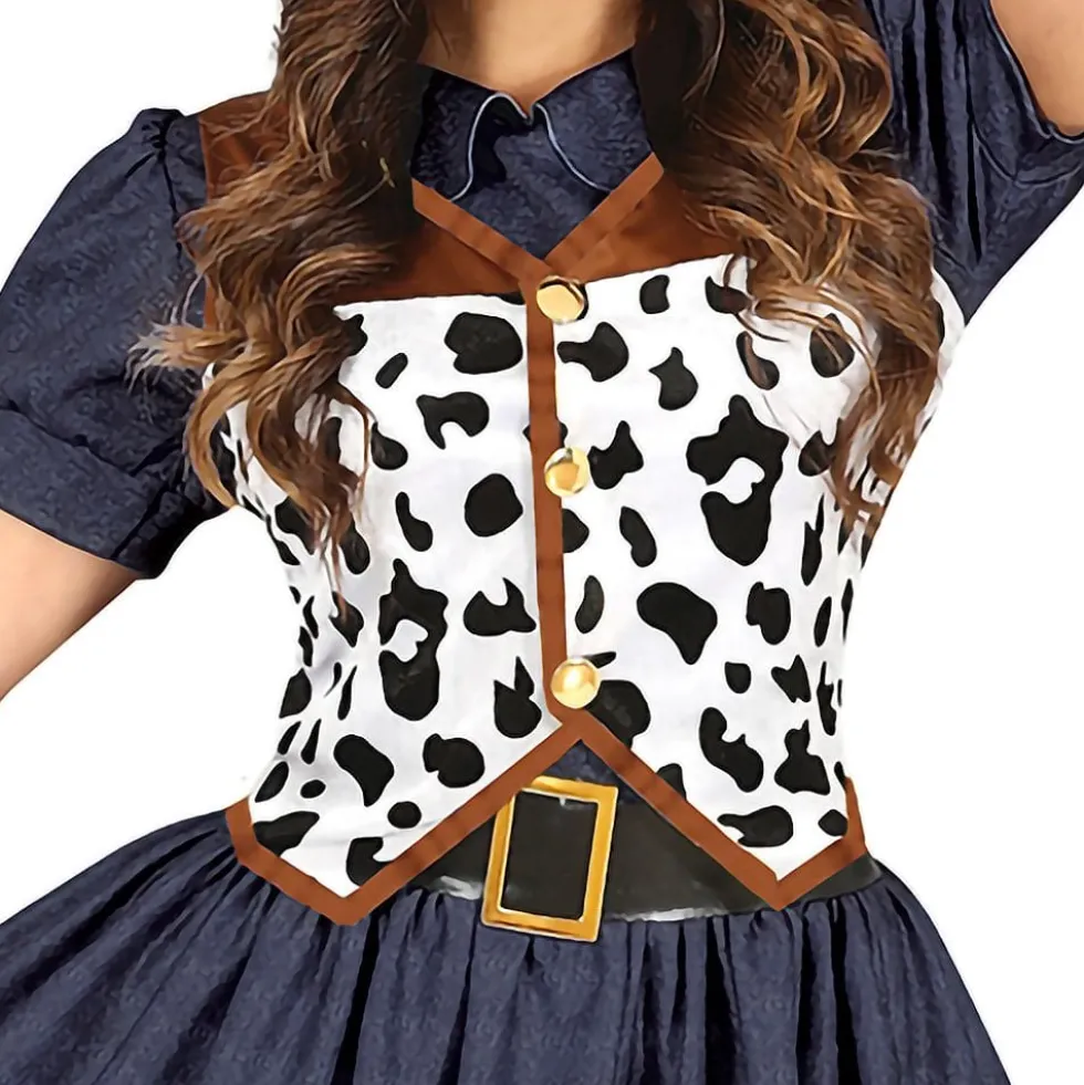 Cowgirl Kjole Kostume