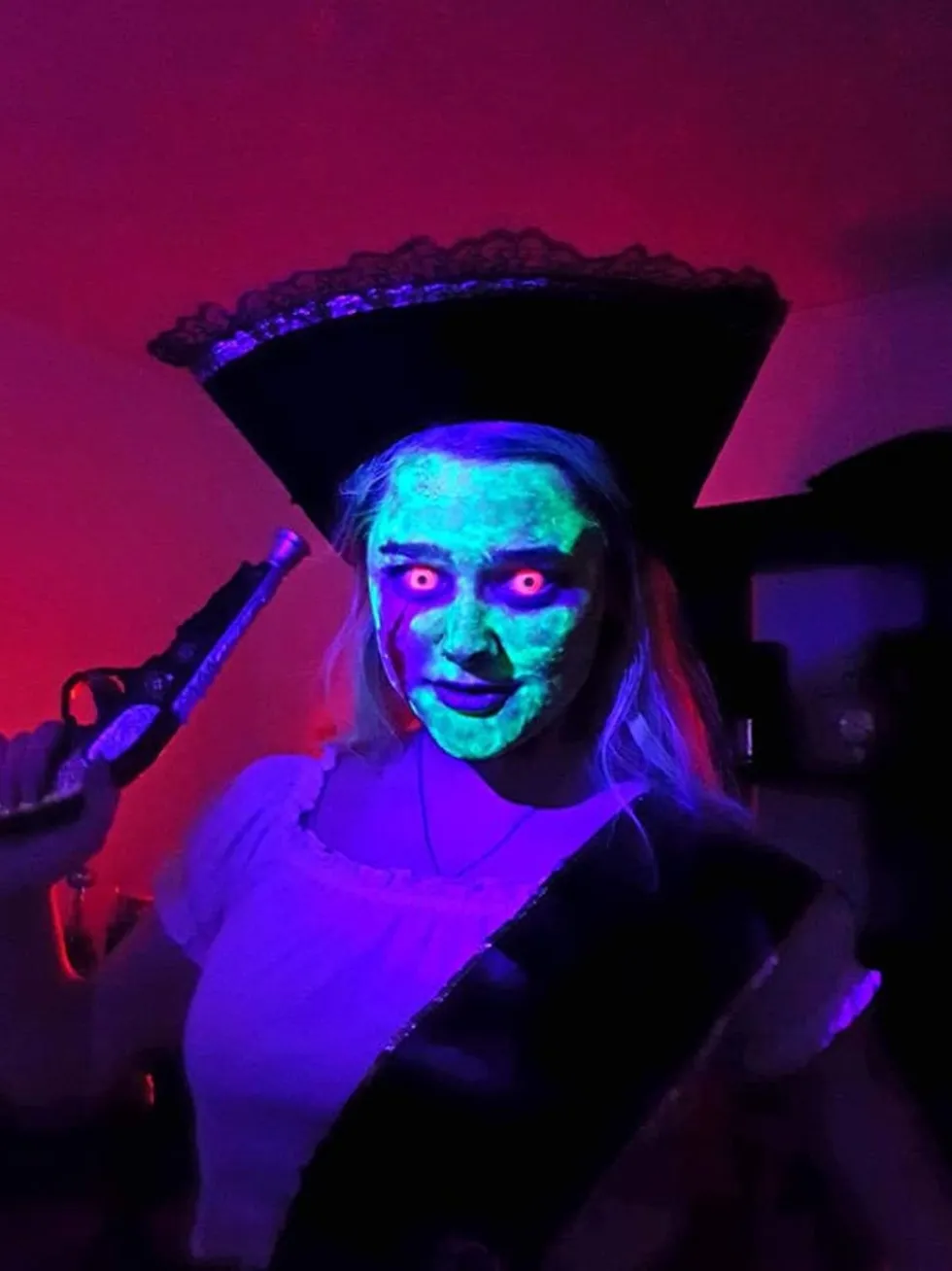 Crazylinser UV Rød/Lyserød
