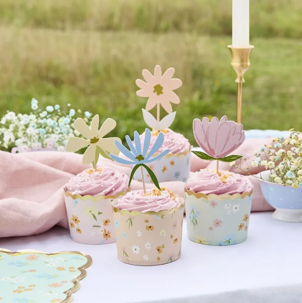 Cupcake Kit Floral Pastel