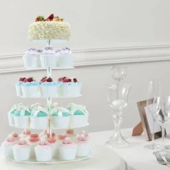 Cupcakestativ i Akrylplast Fem Lag