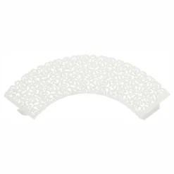 Cupcake Wrappers Hvid Lace