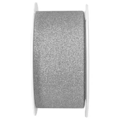 Dekorationsbånd Sølv Glitter