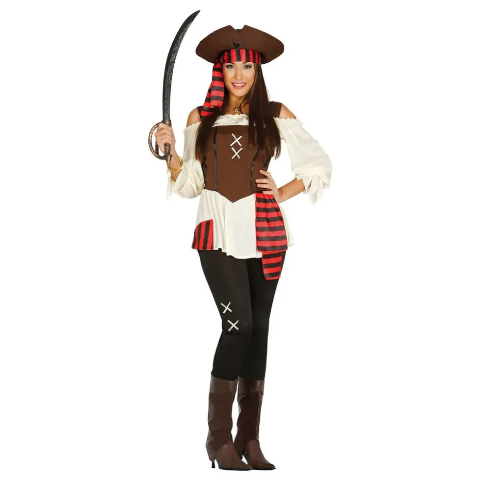 De Syv Have Pirat Dame Kostume