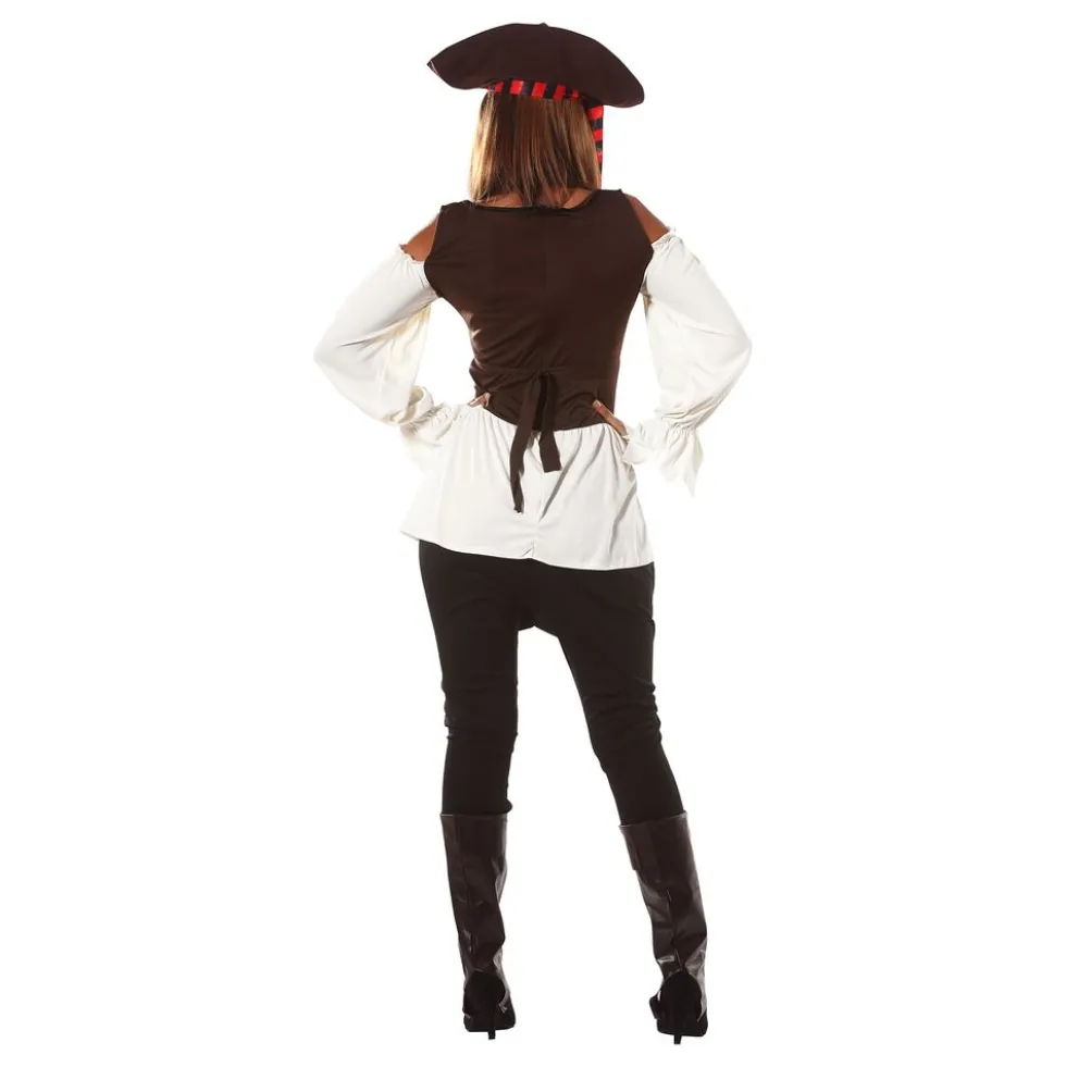 De Syv Have Pirat Dame Kostume