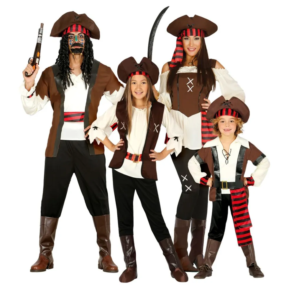 De Syv Have Pirat Herre Kostume