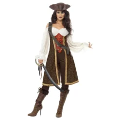 De Syv Have Piratkostume Damemodel