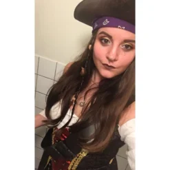 De Syv Have Piratkostume Damemodel