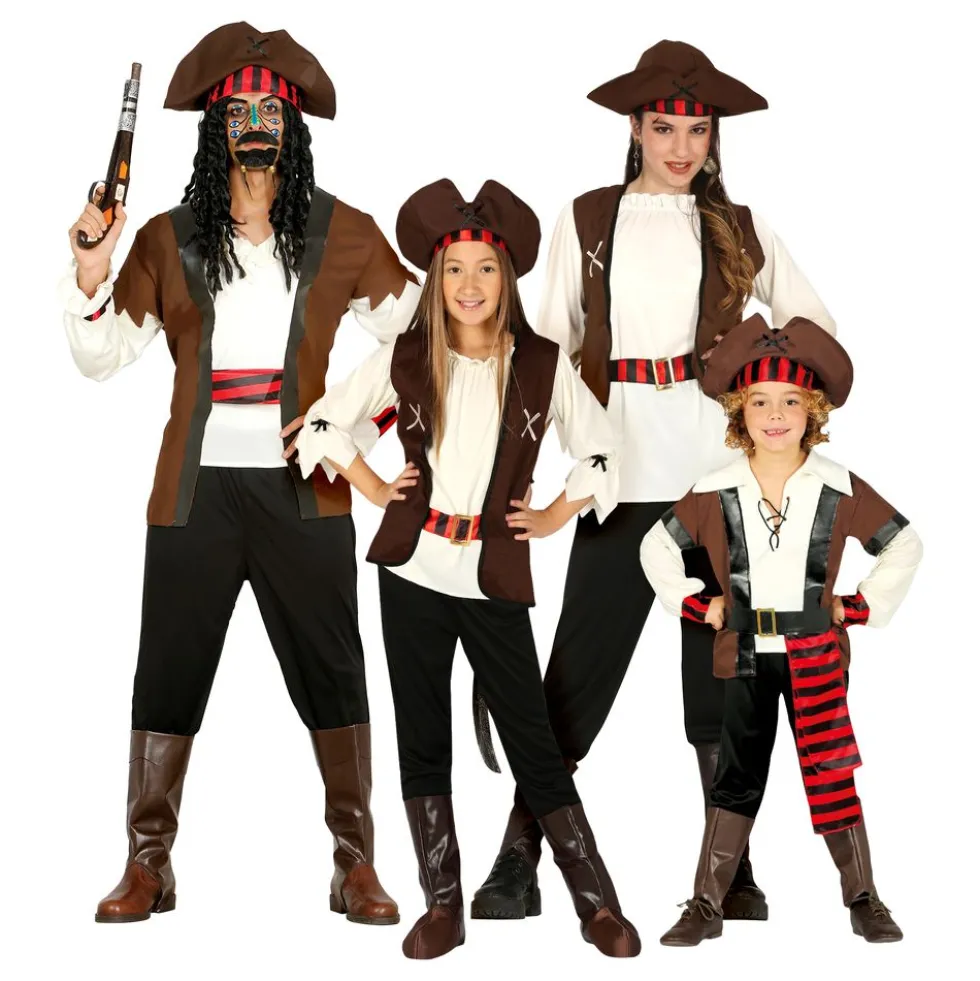 De Syv Have Piratpige Kostume